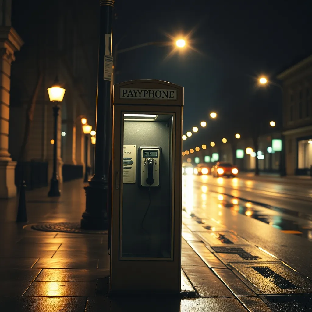 Une cabine téléphonique nocturne, lieu d'un indice décisif que Fincher glisse dans le cadre