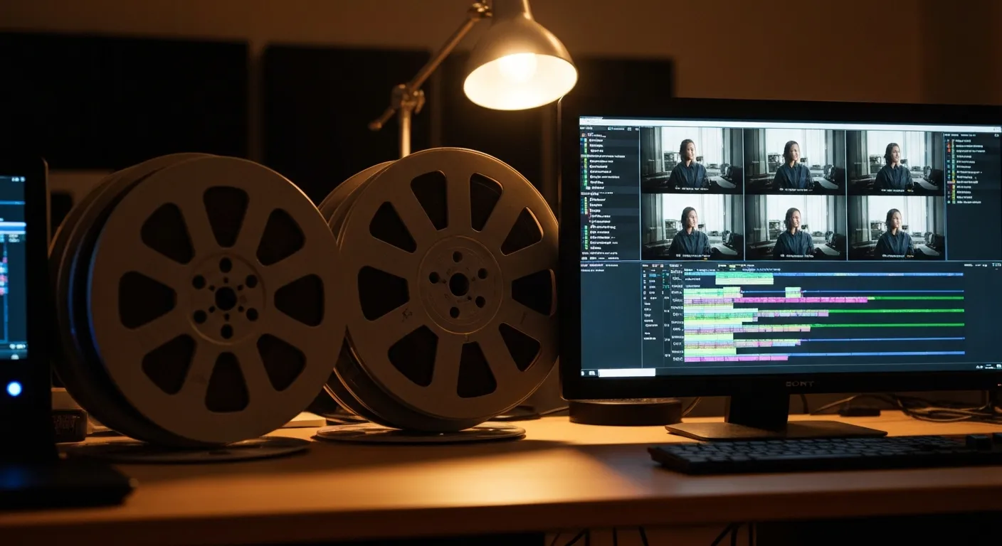 Une salle de montage où se décident les différentes versions d'un film