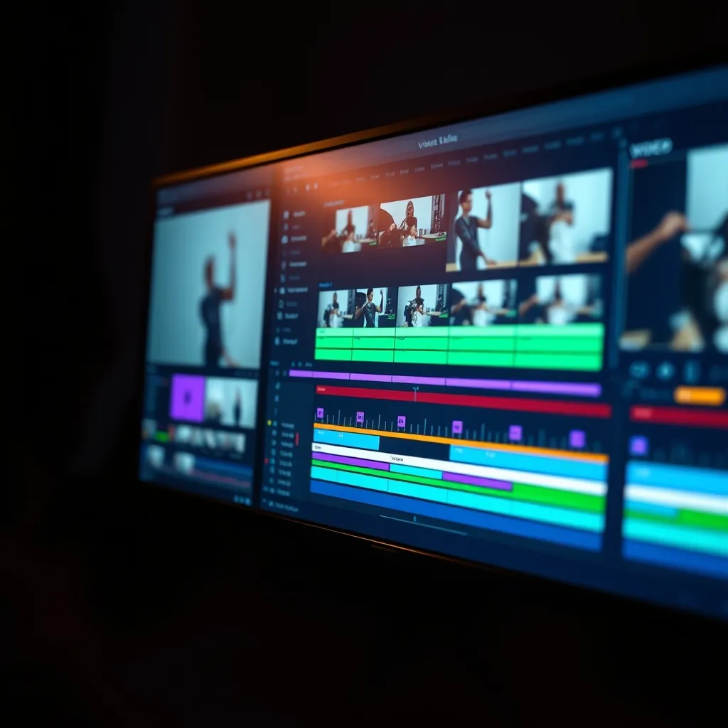 La timeline de montage, outil central du choix entre les versions d'un film