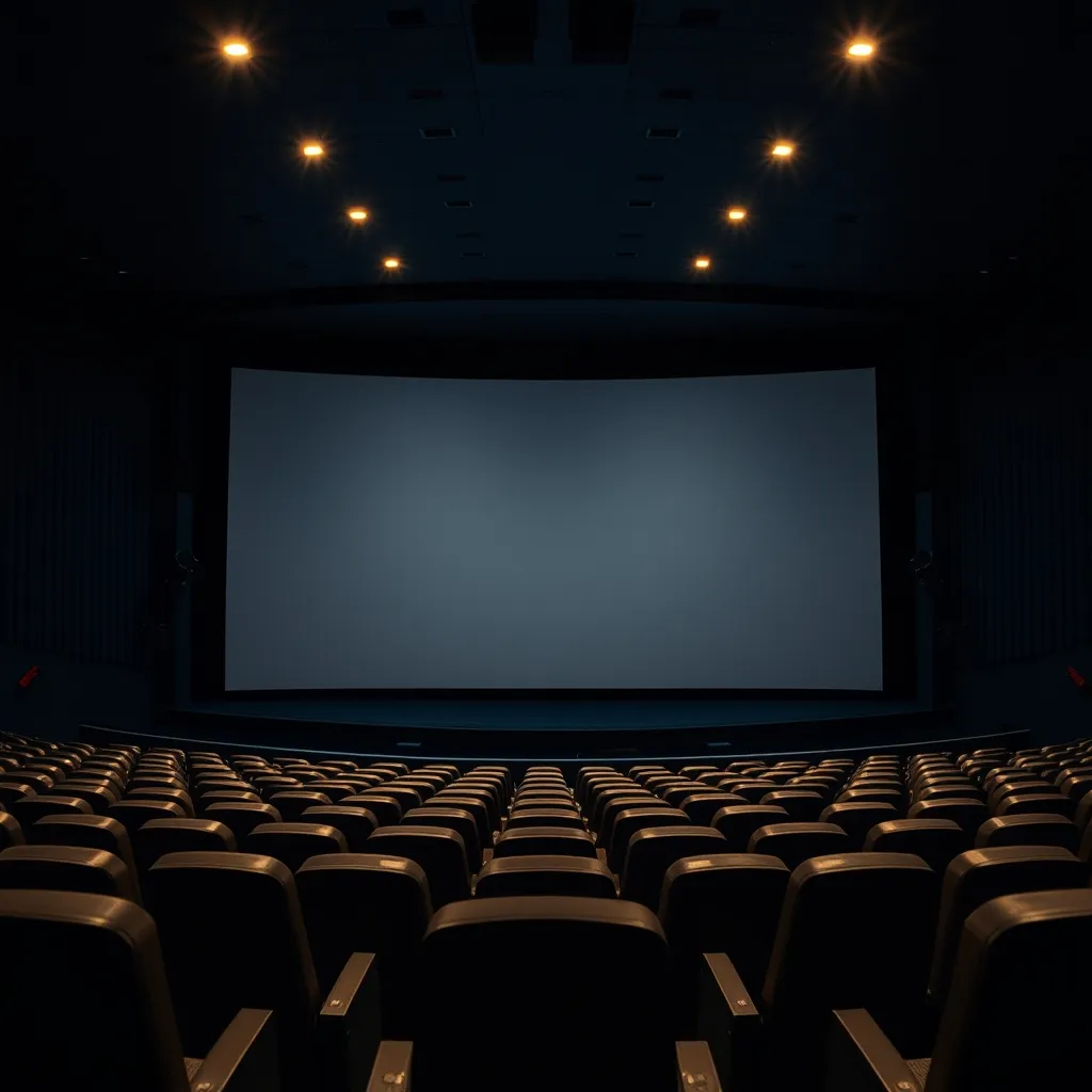 Une salle IMAX, le format de projection privilégié par Nolan pour ses films les plus ambitieux