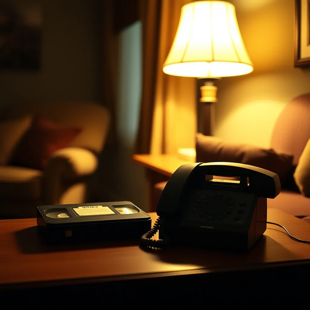 Le téléphone fixe et les références aux films d'horreur en VHS ancrent le premier Scream dans les années 1990