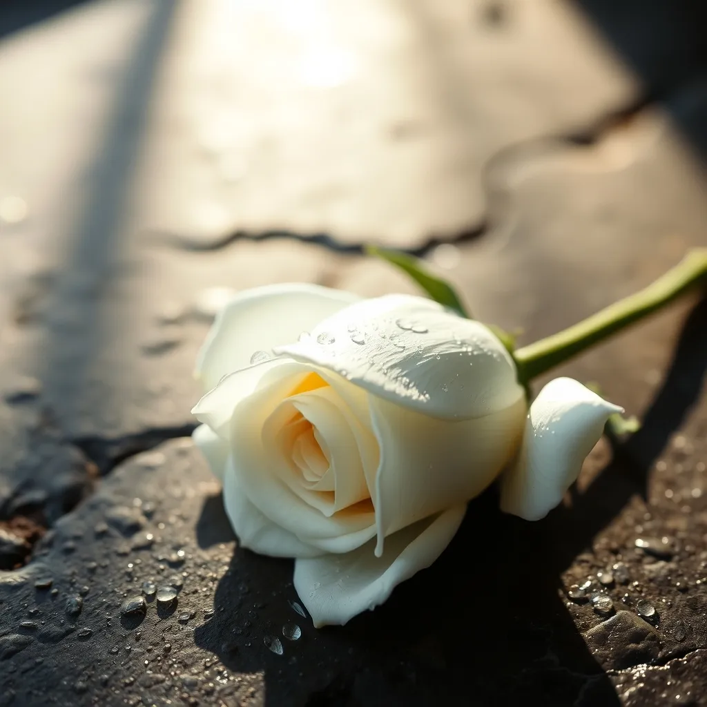 La rose blanche, symbole récurrent de la saga, trouve son origine dans la préquelle